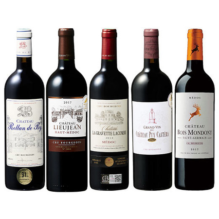 クリュ・ブルジョワ贅沢飲み比べ5本セット　第2弾