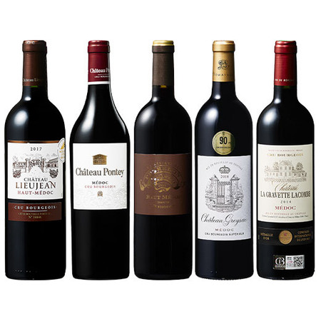 クリュ・ブルジョワ贅沢飲み比べ５本セット第２弾