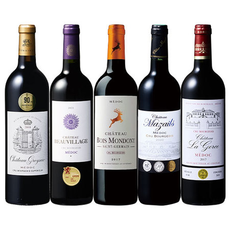 当たり年＆樽熟成入り!クリュ・ブルジョワ5本セット 第7弾