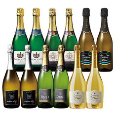 欧州3大銘醸国スパークリングワイン6種12本セット 第2弾