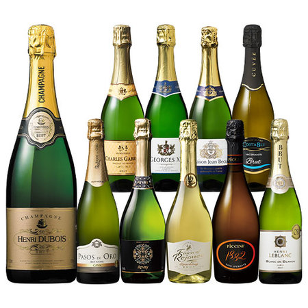 【40%OFF】シャンパーニュ入り！すべて金賞！欧州スパークリング10本セット 第19弾