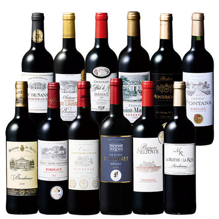 格上メドック＆３冠金賞入り！ボルドー金賞赤ワイン１２本セット第２弾