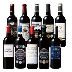 ボルドーグレートヴィンテージ飲み比べ赤ワイン１０本セット