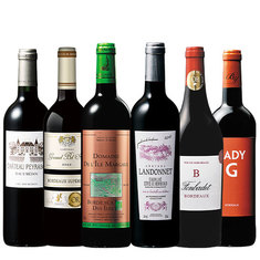 すべて樽熟成！ボルドー赤ワイン６本セット