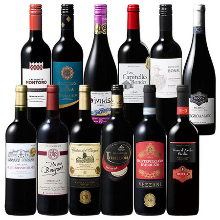 3大銘醸国金賞＆高評価赤ワイン12本セット