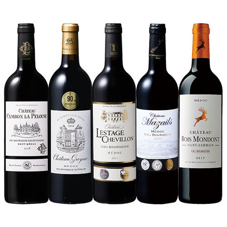 クリュ・ブルジョワ贅沢飲み比べ５本セット