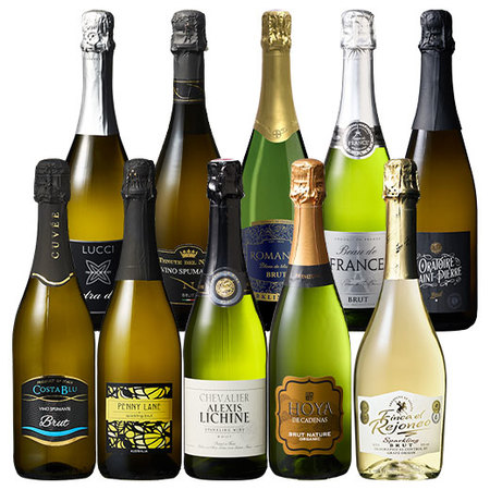 世界4ヵ国スパークリングワイン10本セット