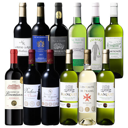 金賞総数29個!ボルドー金賞赤白ワイン12本セット