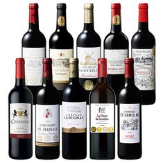 4冠金賞＆クリュ・ブルジョワ入り！至高のボルドー赤ワイン10本セット
