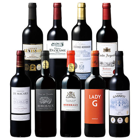 ボルドーグレートヴィンテージ赤ワイン飲み比べ9本セット