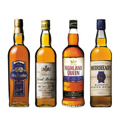 １２年熟成ウイスキー入り！お試しスコッチウイスキー４本セット