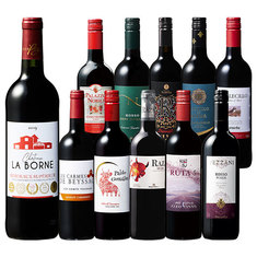 当たり年ボルドー・シュペリュール＆格上リオハ入り!すべて金賞!世界選りすぐり赤ワイン11本 第14弾