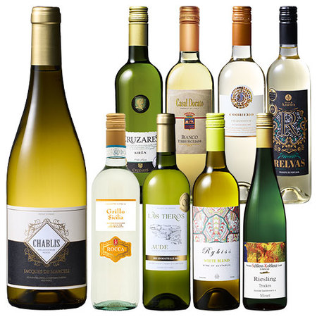 シャブリ入り！世界7カ国白ワイン9本セット