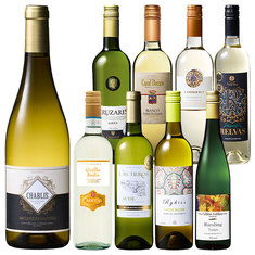 シャブリ入り！世界7カ国白ワイン9本セット
