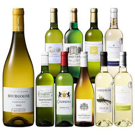 銘醸地ブルゴーニュ入り！フランス辛口白ワイン10本セット