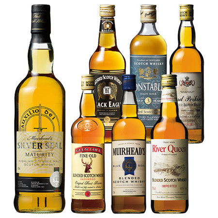 シングルモルト入り！本場のスコッチウイスキー7本セット