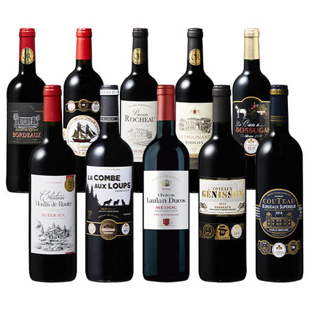 【48%OFF】クリュ・ブルジョワ入り！すべて金賞&当たり年ボルドー赤ワイン10本セット