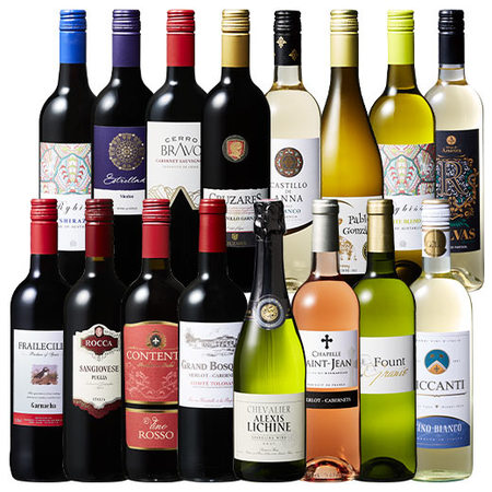 【57%OFF】コスパ抜群！世界のデイリー赤・白・ロゼ・スパークリング16本セット