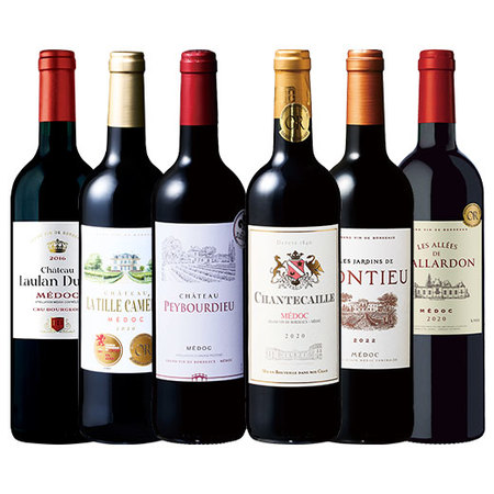 当たり年入り！全て金賞受賞格上メドック赤ワイン６本セット