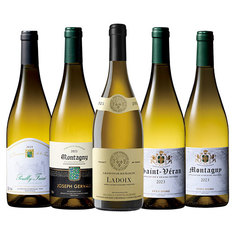 ブルゴーニュ厳選村名白ワイン飲み比べ5本セット