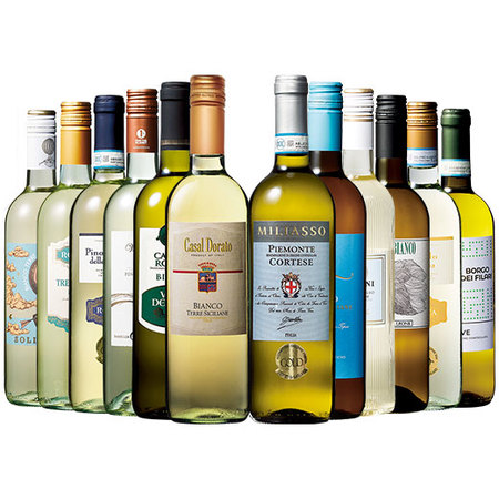 ワイン王国！イタリア白ワイン飲み比べ12本セット　第9弾