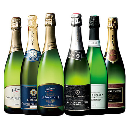 超有名生産者入り！フランス各地クレマン飲み比べ6本セット