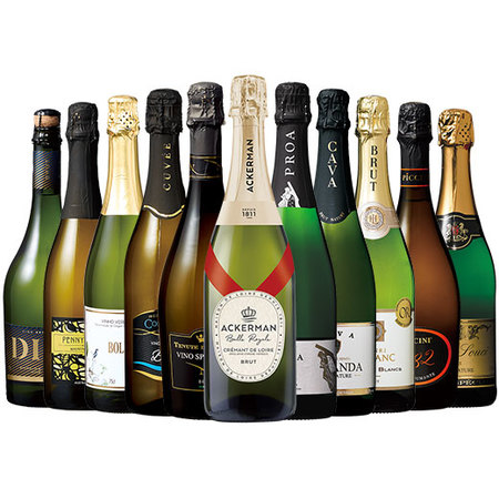 伝統製法クレマン＆金賞多数入り！世界銘醸7カ国スパークリング11本セット