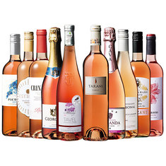 金賞・スパークリング入り！世界５ヵ国ロゼ１０本飲み比べセット