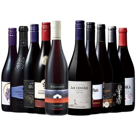 大人気品種！世界のピノ・ノワール赤ワイン10本セット