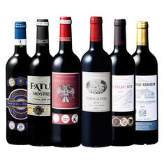 ボルドー熟成ヴィンテージ飲み比べ赤ワイン6本セット