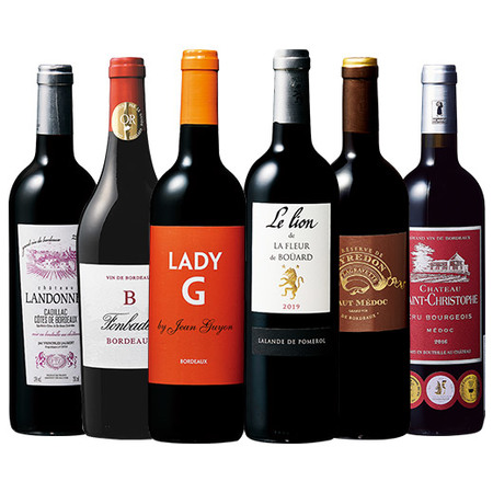 すべて樽熟成！ボルドー赤ワイン６本セット