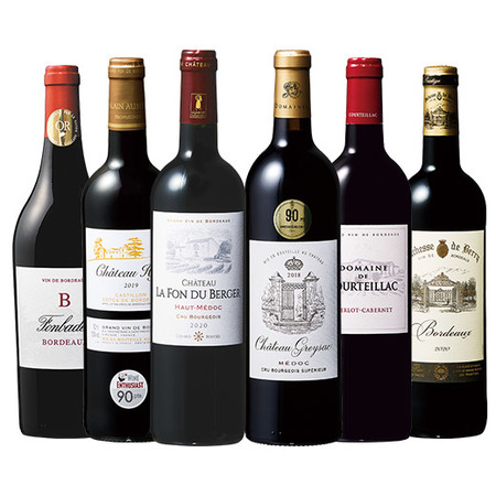 ボルドー厳選高評価赤ワイン6本セット
