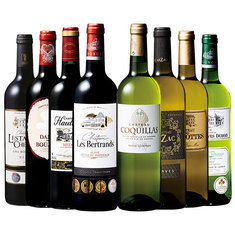 格上産地でめぐるボルドー周遊赤白8本セット