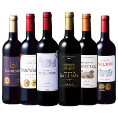 当たり年入り！全て金賞受賞格上メドック赤ワイン６本セット