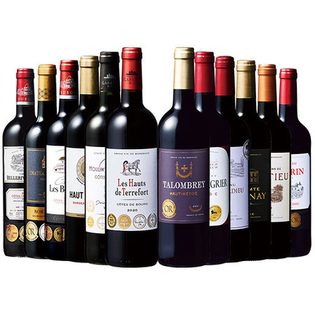 厳選ボルドー金賞＆メドック金賞赤ワイン１２本セット