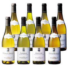 ローヌ超名門生産者Ｍ．シャプティエ　厳選白ワイン４種８本セット