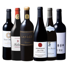 フランス各地のテロワールを一度に堪能！珠玉の赤ワイン６本セット