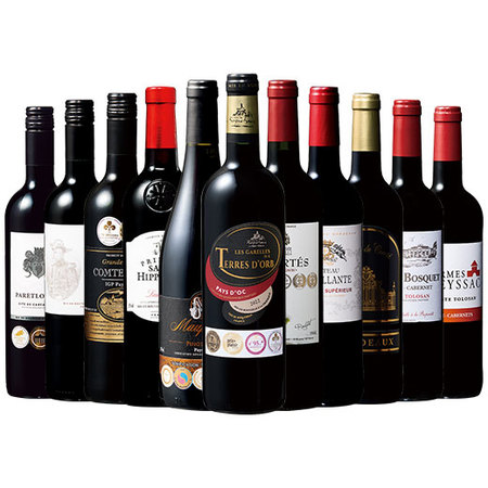 全てW金賞以上！６冠金賞入り！驚異の多金賞フランス赤ワイン１１本セット
