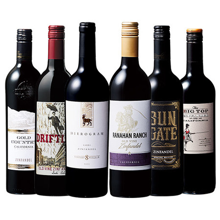 これぞ濃旨カリフォルニア赤ワイン！ジンファンデル6本セット