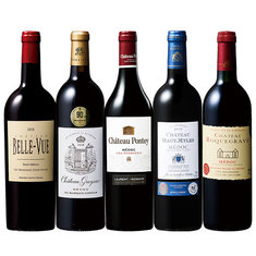 クリュ・ブルジョワ全階級を味わう！クリュ・ブルジョワ贅沢飲み比べ５本セット