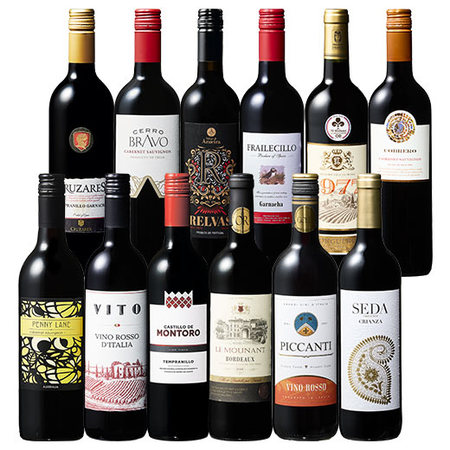 世界6ヵ国赤ワイン12本セット