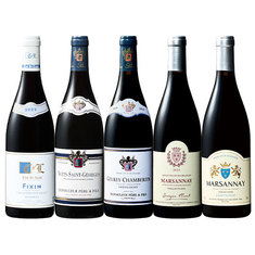 コート・ド・ニュイ村名アペラシオン飲み比べ赤ワイン５本セット