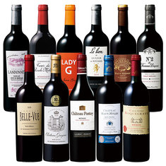 ボルドー樽熟成＆クリュ・ブルジョワ赤ワイン１１本セット