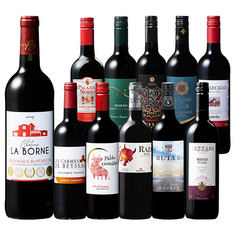 当たり年ボルドー・シュペリュール＆格上リオハ入り!すべて金賞!世界選りすぐり赤ワイン11本 第15弾