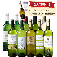 格上産地入り！ボルドー金賞白ワイン10本セット