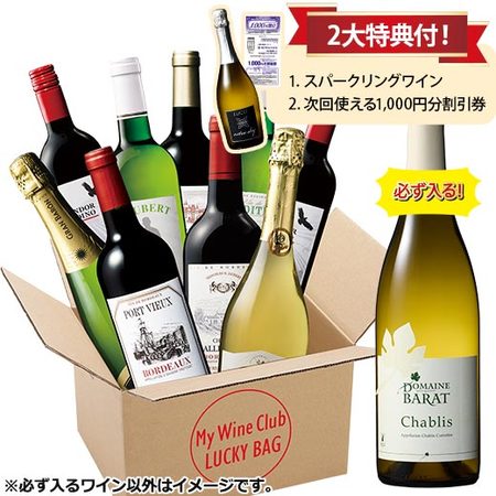 シャブリ入り！世界赤白スパークリングワイン10本福袋