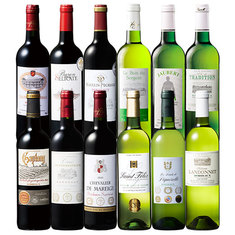 6冠金賞&格上産地入り！ボルドー金賞赤白12本セット　第2弾