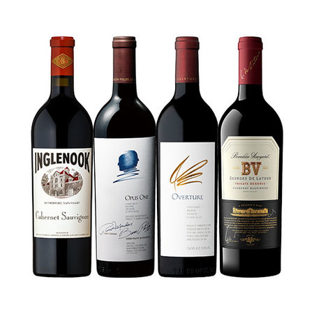 オーパス・ワン入り！カリフォルニア最上級赤ワイン４本セット