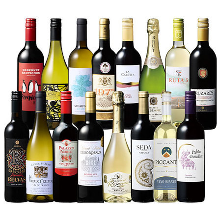 世界デイリー赤・白・スパークリングワイン１6本セット