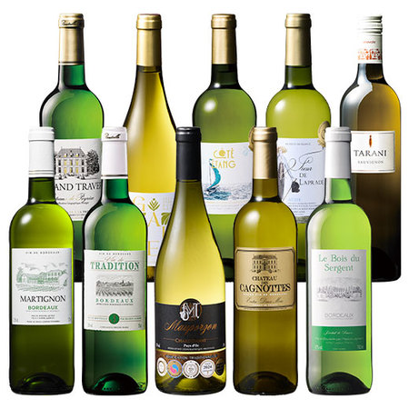 格上産地＆５冠金賞入り！フランス金賞白ワイン１０本セット